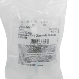 DEXTROSA AL 5% EN SOLUCION SALINA 500ML