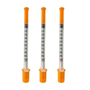 JERINGA 1ML 30 G_ NARANJA